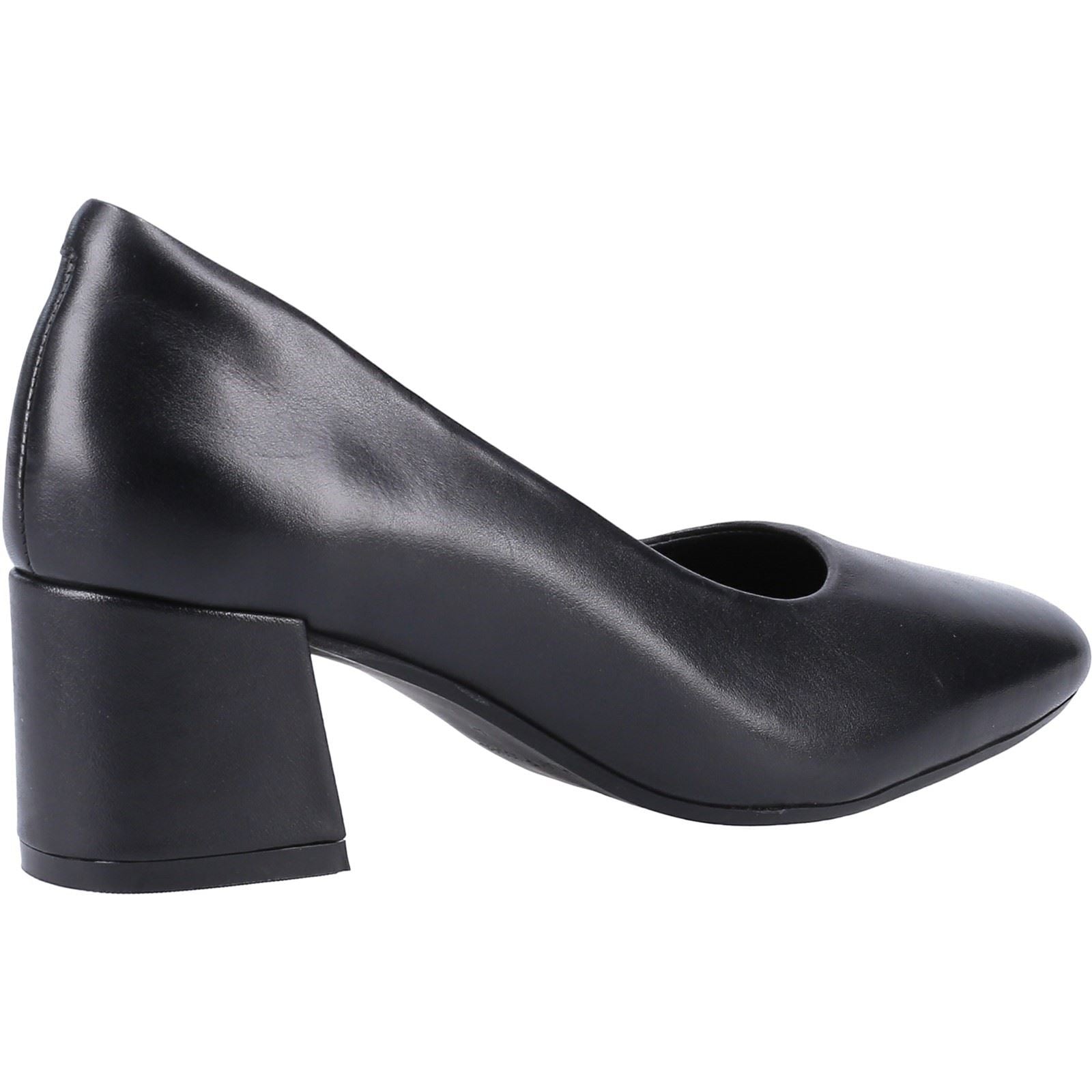 Hush Puppies Alicia Court Shoe Talons Hauts Noirs Pour Femmes En Cuir
