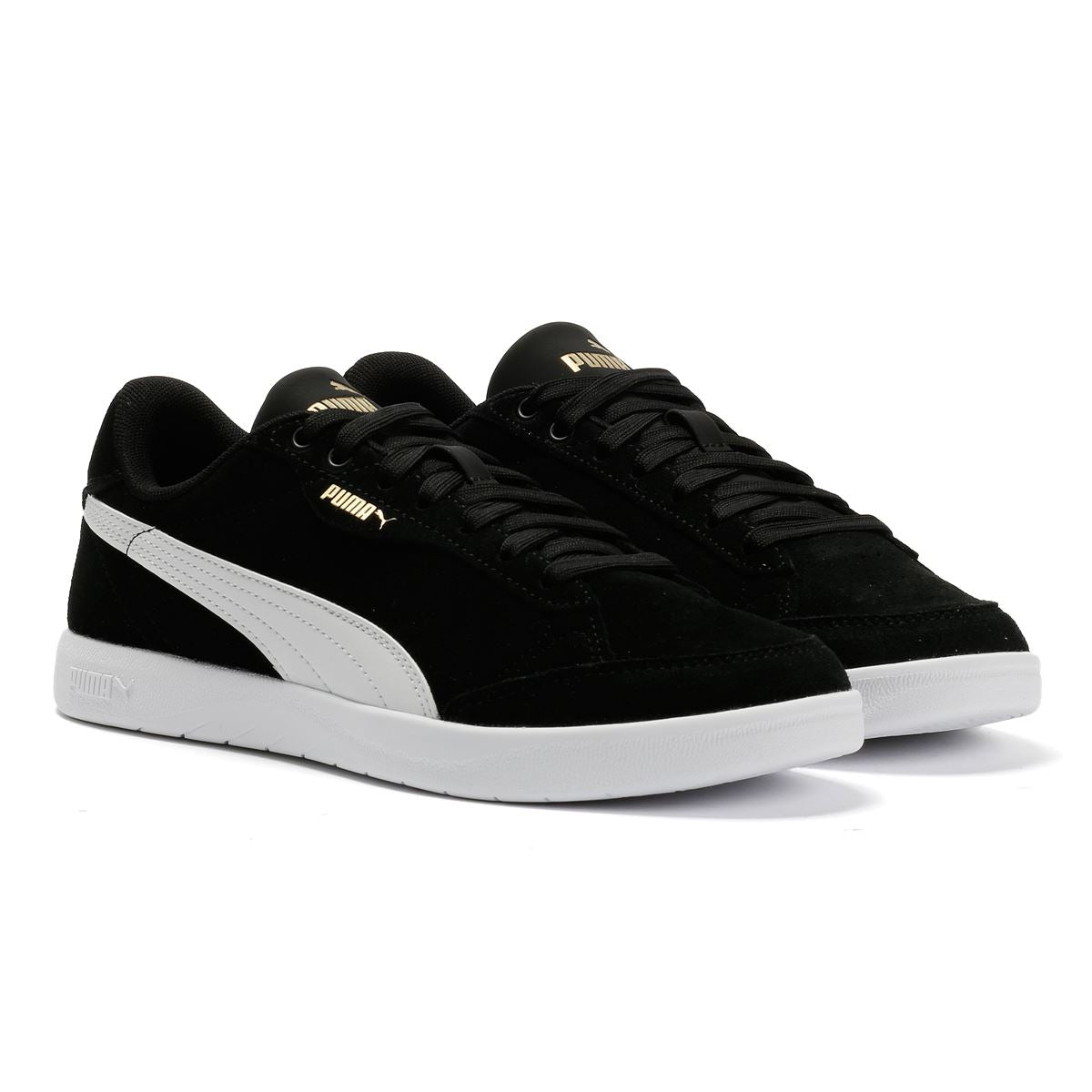 Puma Vikky Star SD Baskets Noires Suede Pour Femmes