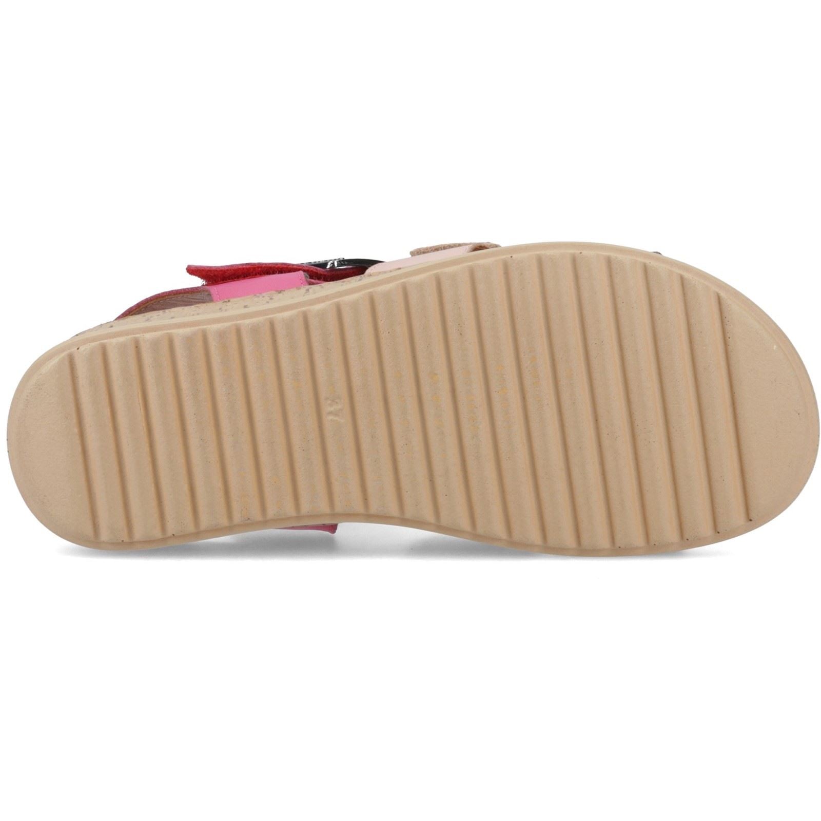 Hush Puppies Eliana Sandales En Cuir Fuchsia Pour Femmes