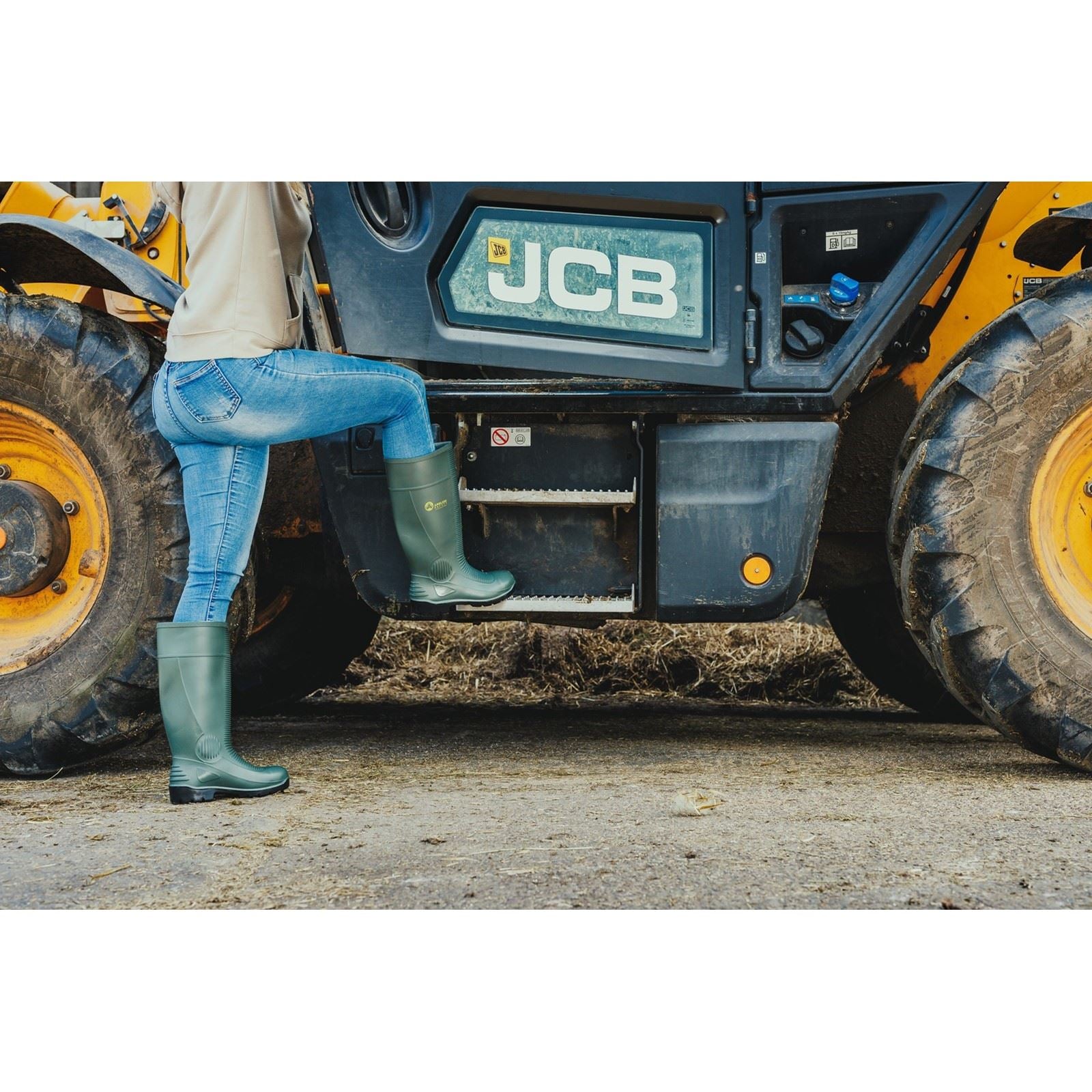 Amblers Safety Bottes De Wellington Vertes En Pvc Fs99