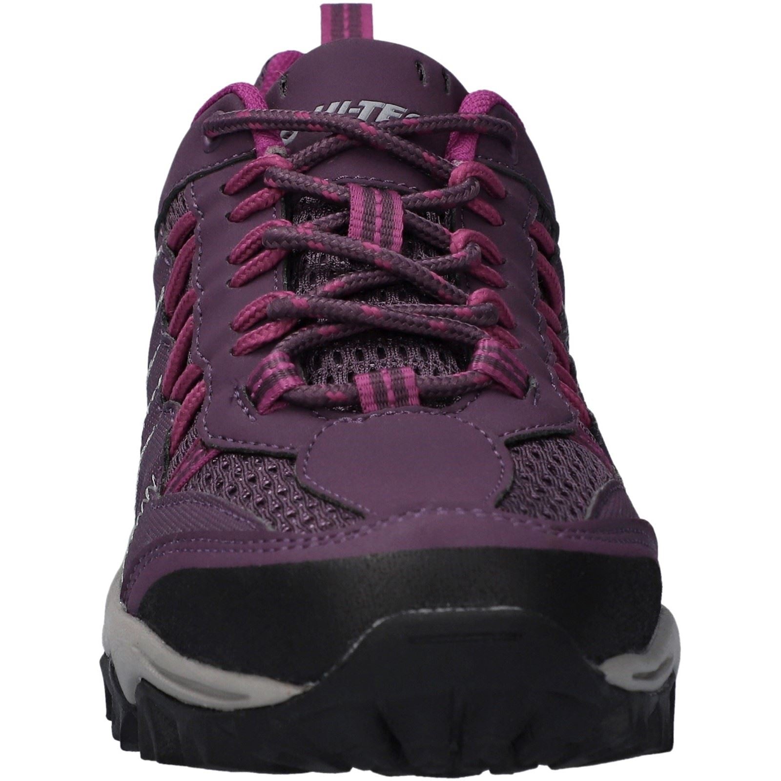 Hi-Tec Jaguar Bottes De Randonnée En Polyester Pour Femme, Couleur Prune Italienne/fuchsia Festival