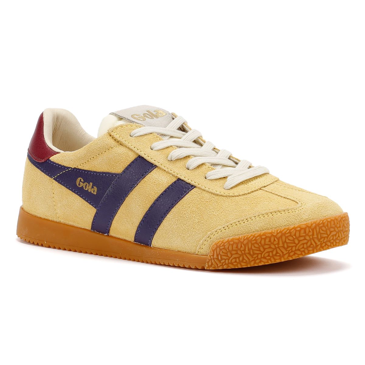 Gola Elan Chaussures De Sport Pour Femmes Jaunes En Suède