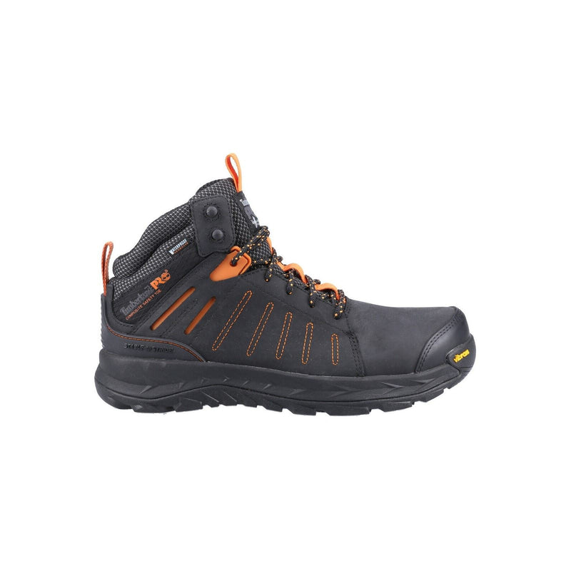 Timberland Pro Bottes De Sécurité En Cuir Noir Trailwind