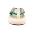 Rocket Dog Spotlight Madison Sandales Pour Femmes En Coton Vert/Multicolore