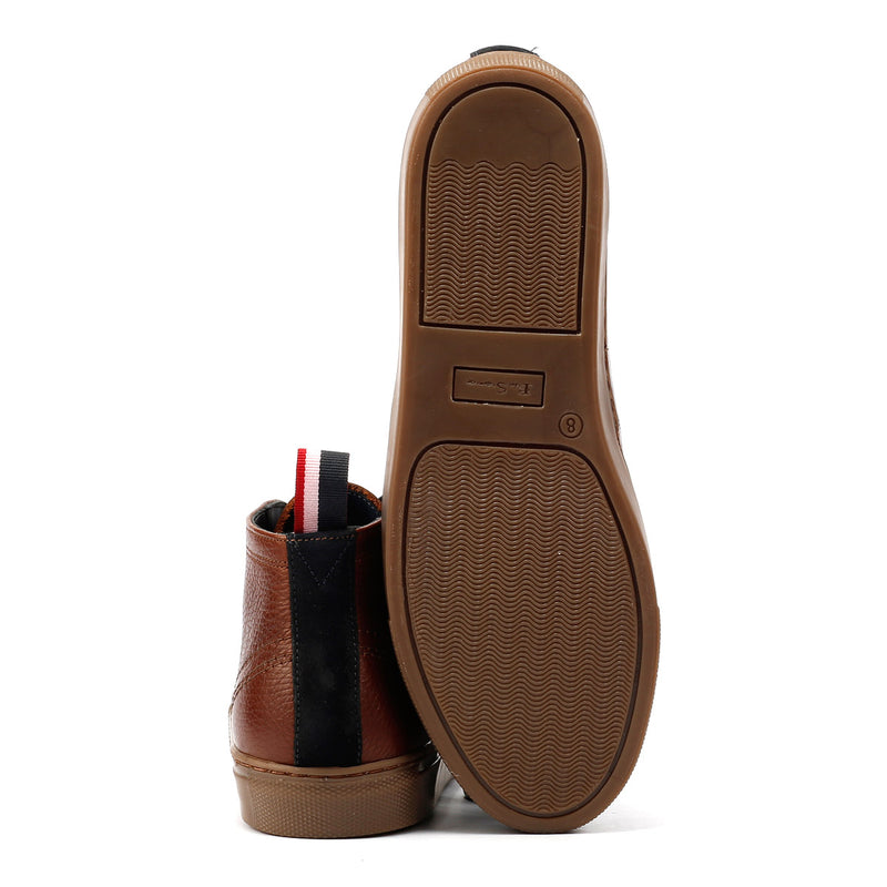 Ben Sherman Parka Bottes En Cuir Marron Pour Hommes