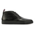 Ben Sherman Parka Bottes Noires En Cuir Pour Hommes