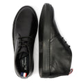 Ben Sherman Parka Bottes Noires En Cuir Pour Hommes