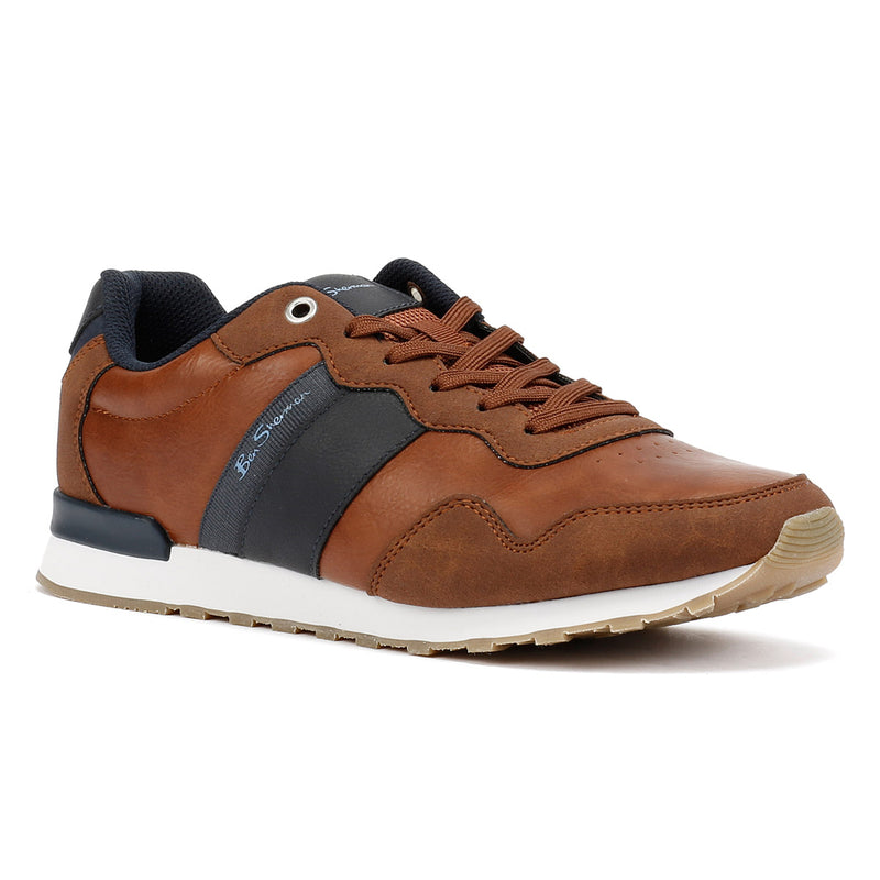 Ben Sherman Owen Retro Baskets Marron Pour Hommes