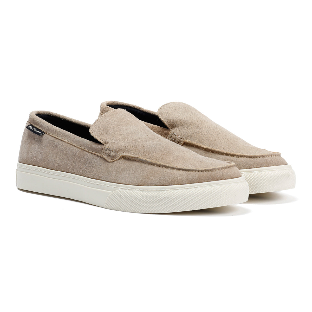 Ben Sherman Almer Mocassins Gris Pour Hommes En Suède