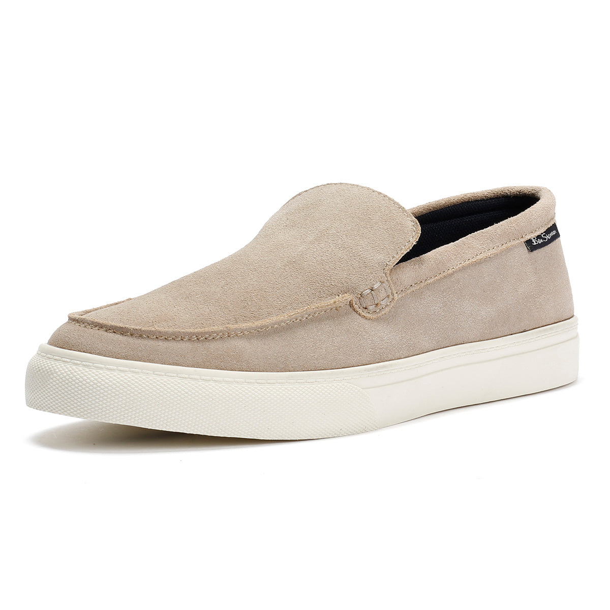 Ben Sherman Almer Mocassins Gris Pour Hommes En Suède
