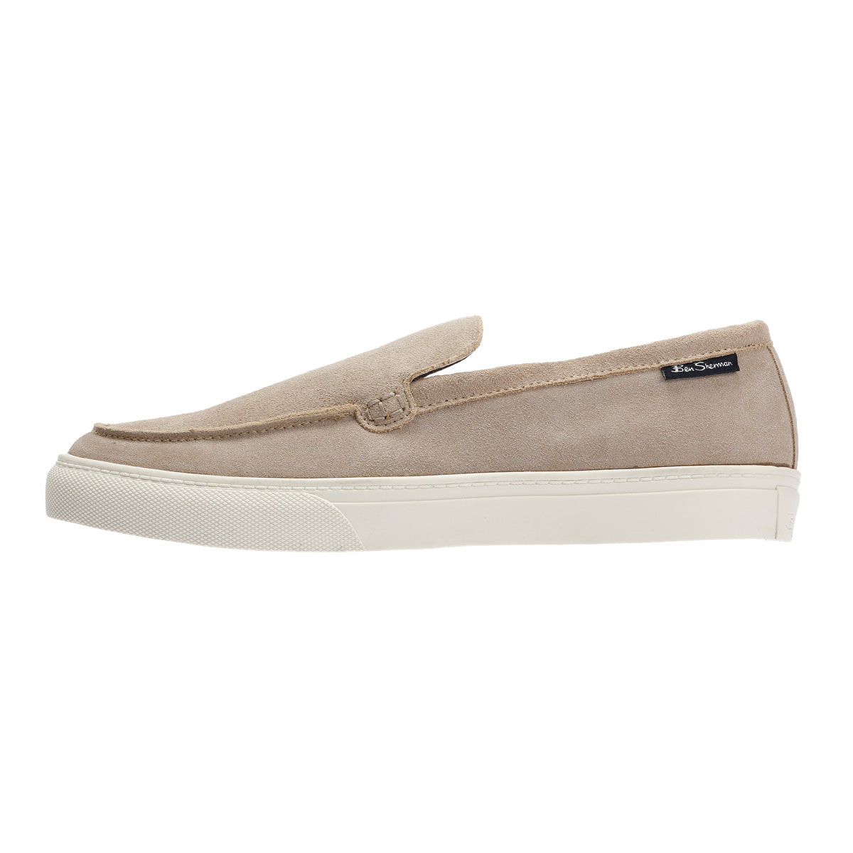 Ben Sherman Almer Mocassins Gris Pour Hommes En Suède