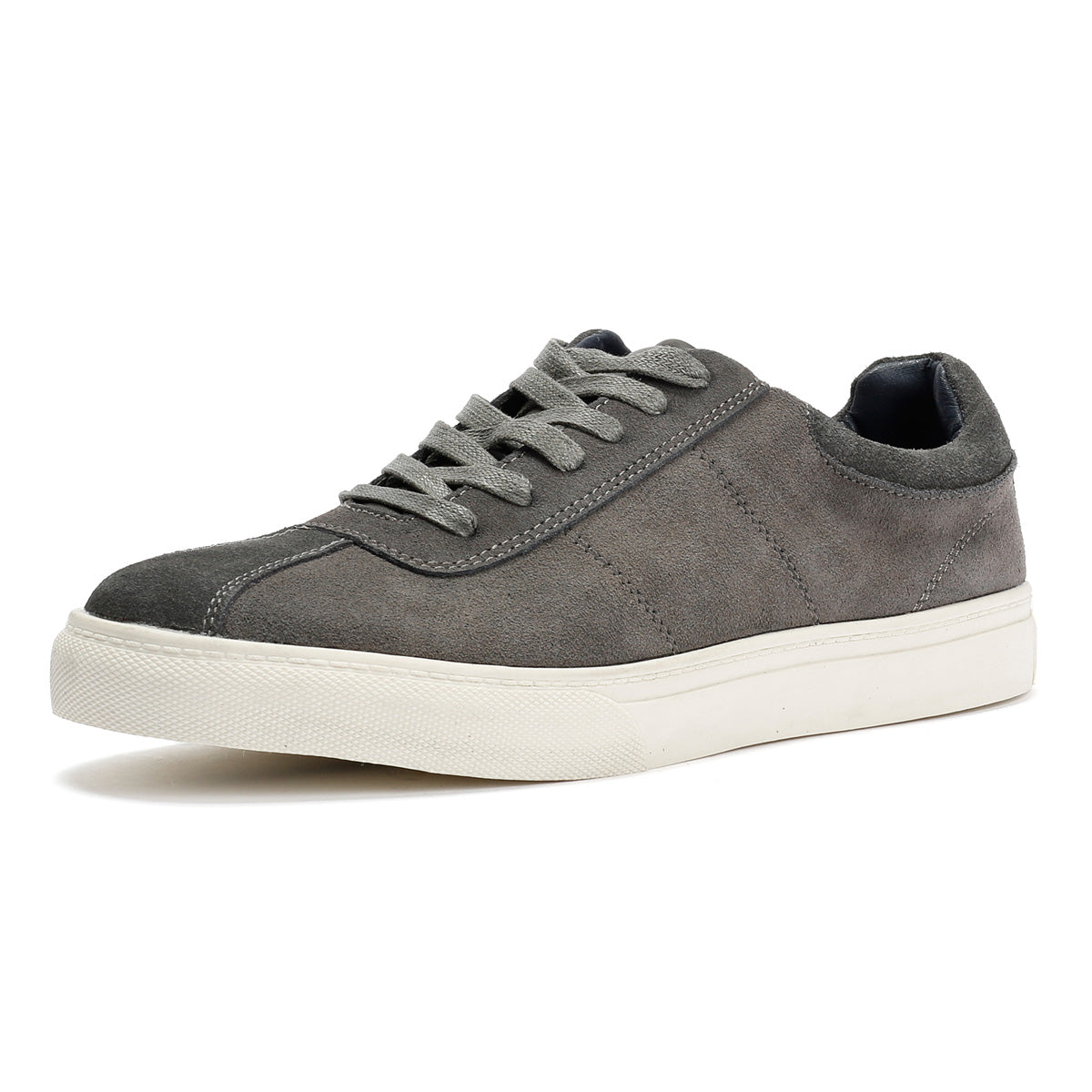 Ben Sherman Bentley II Baskets Grises Pour Hommes En Suede