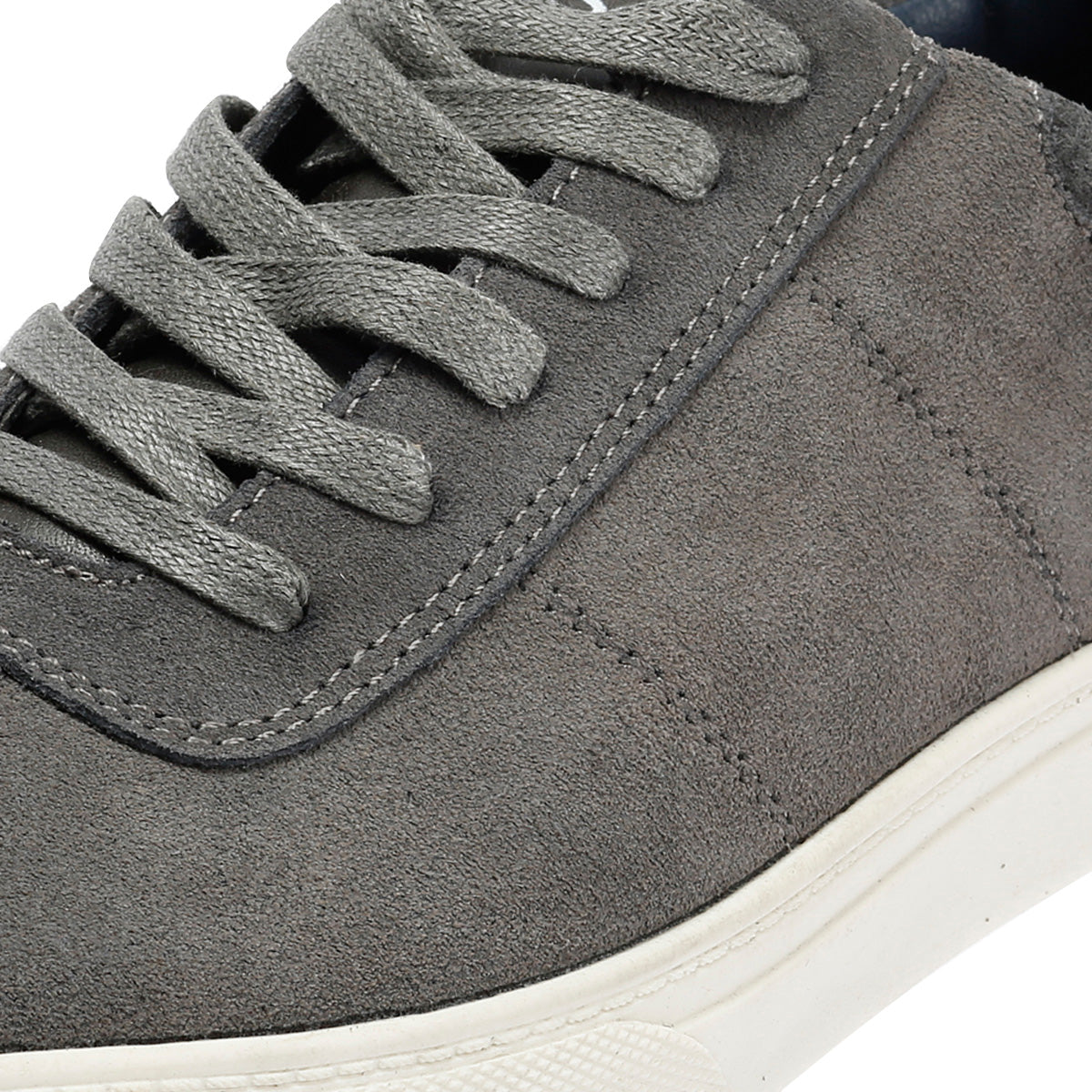 Ben Sherman Bentley II Baskets Grises Pour Hommes En Suede
