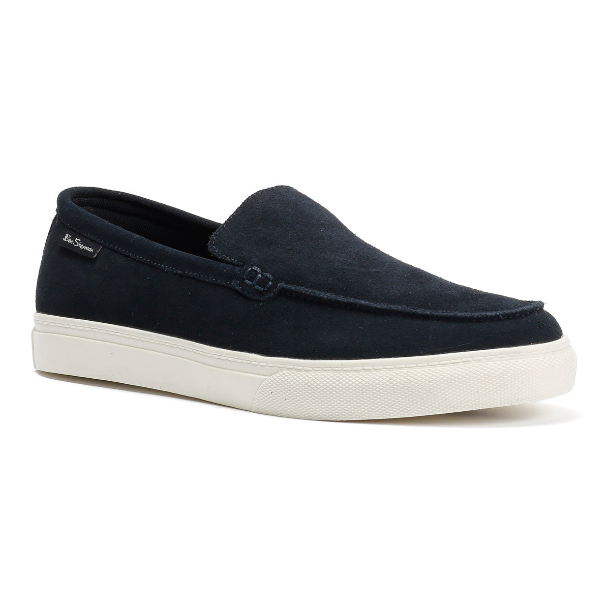 Ben Sherman Almer Mocassins Bleus Pour Hommes En Suede