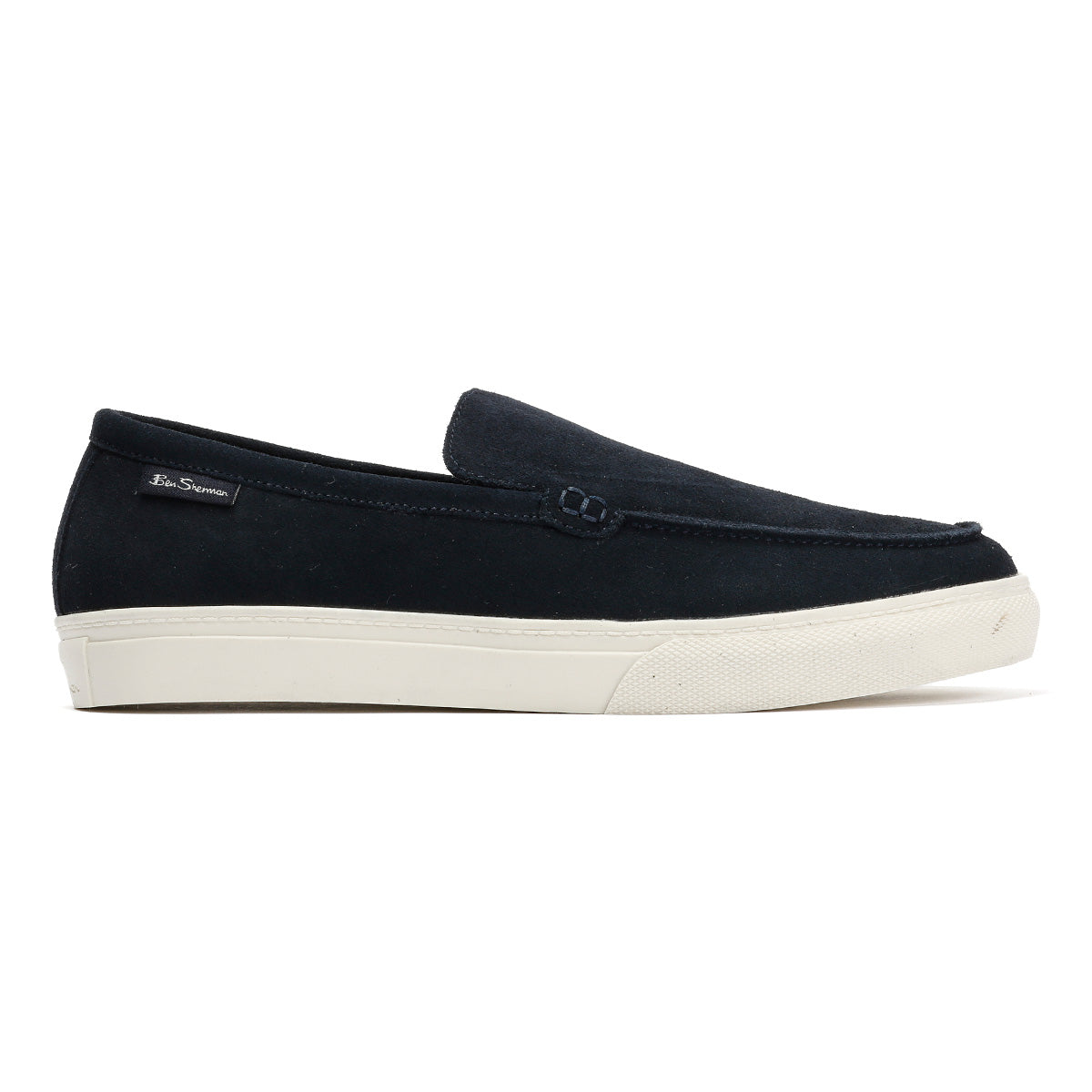 Ben Sherman Almer Mocassins Bleus Pour Hommes En Suede
