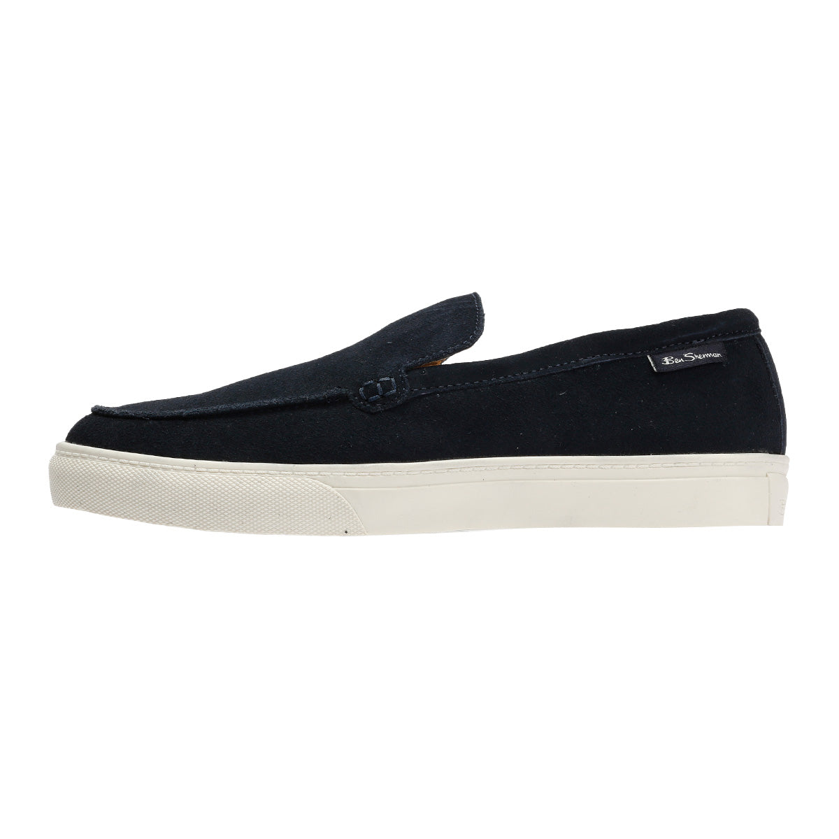 Ben Sherman Almer Mocassins Bleus Pour Hommes En Suede