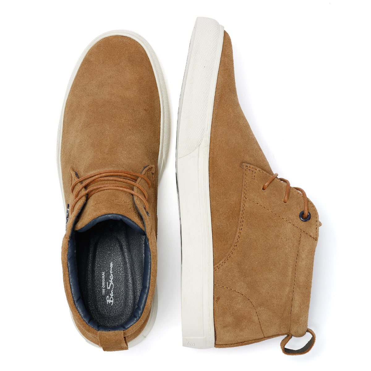 Ben Sherman Parkway Bottes Brunes Pour Hommes En Suède