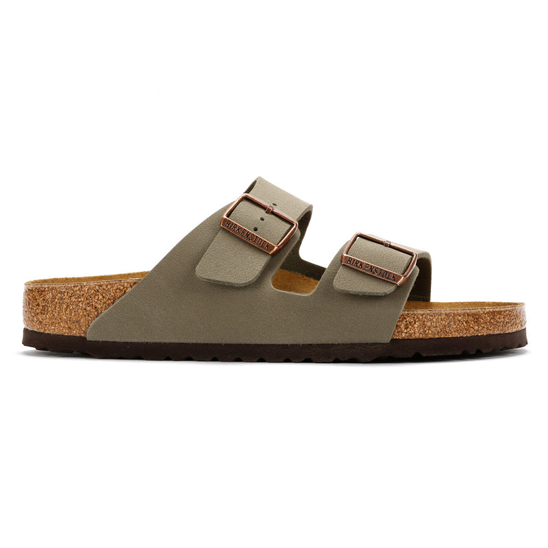 Birkenstock Arizona Birko Flor Nubuck Stone Sandales