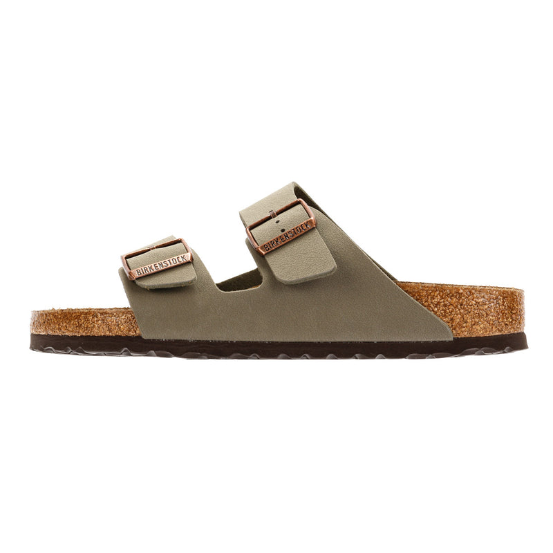 Birkenstock Arizona Birko Flor Nubuck Stone Sandales