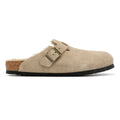 Birkenstock Boston Sabots Beige En Suède