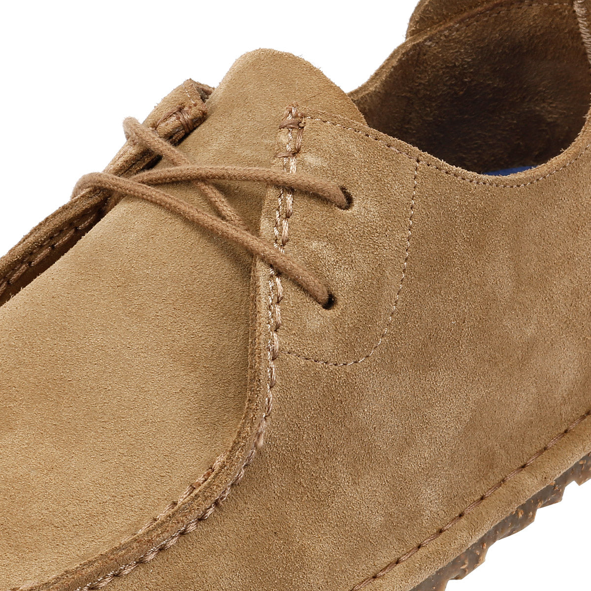 Birkenstock Utti Chaussures Homme En Daim Marron À Lacets