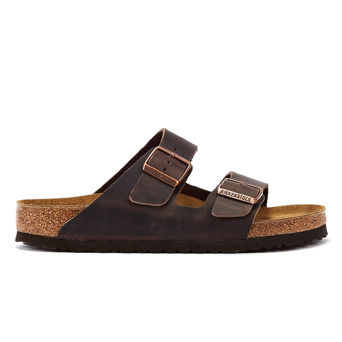 Birkenstock Arizona Birko-Flor Hommes Sandales marron régulières