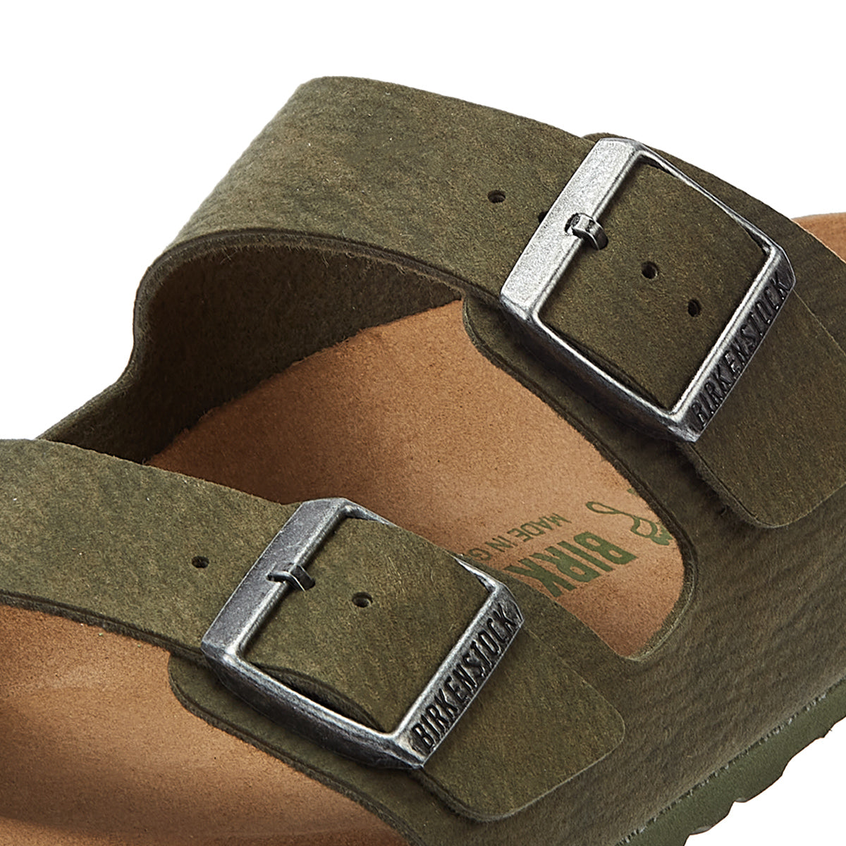 Birkenstock Arizona Vegan Mens Desert Dust Thyme Sandales