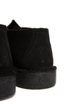 Clarks Chaussures Noires Pour Hommes En Daim Desert Trek De Clarks
