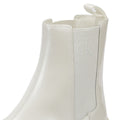 Calvin Klein Chunky Combat Chelsea Womens White Boots
