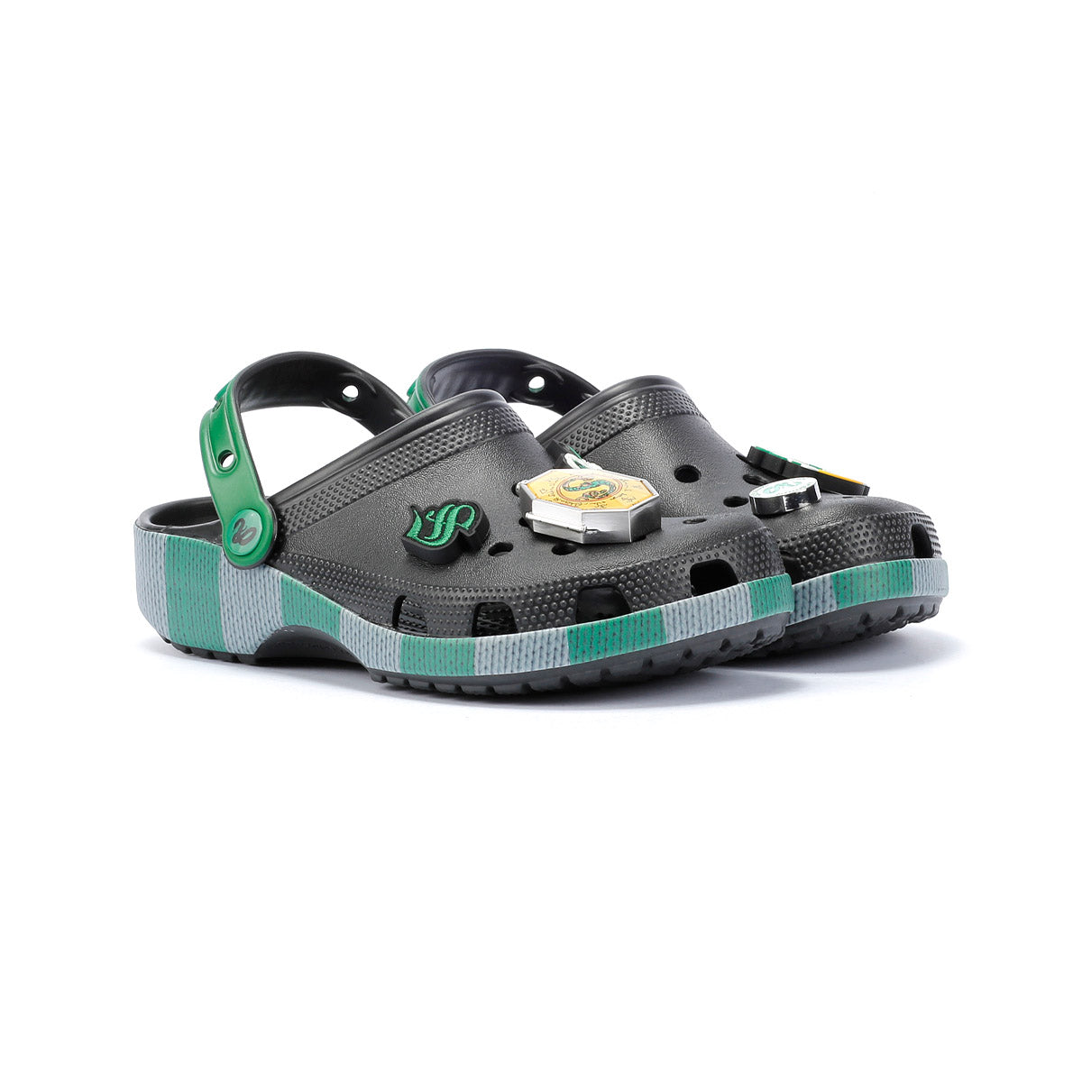 Crocs Slytherin (Serpentard) Classic Sandales Vertes Pour Femmes