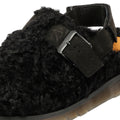 Dr. Martens Jorge II Borg Sandales Noires En Daim