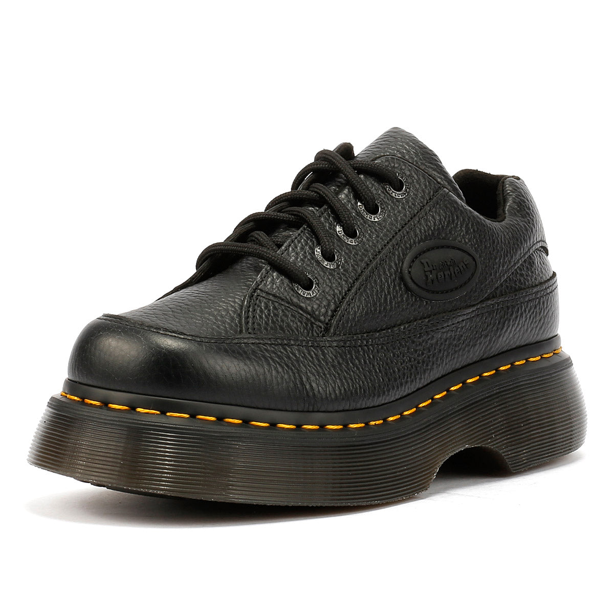 Dr. Martens Buzz 5I Chaussures Noires Pour Femmes En Nappa Cuir