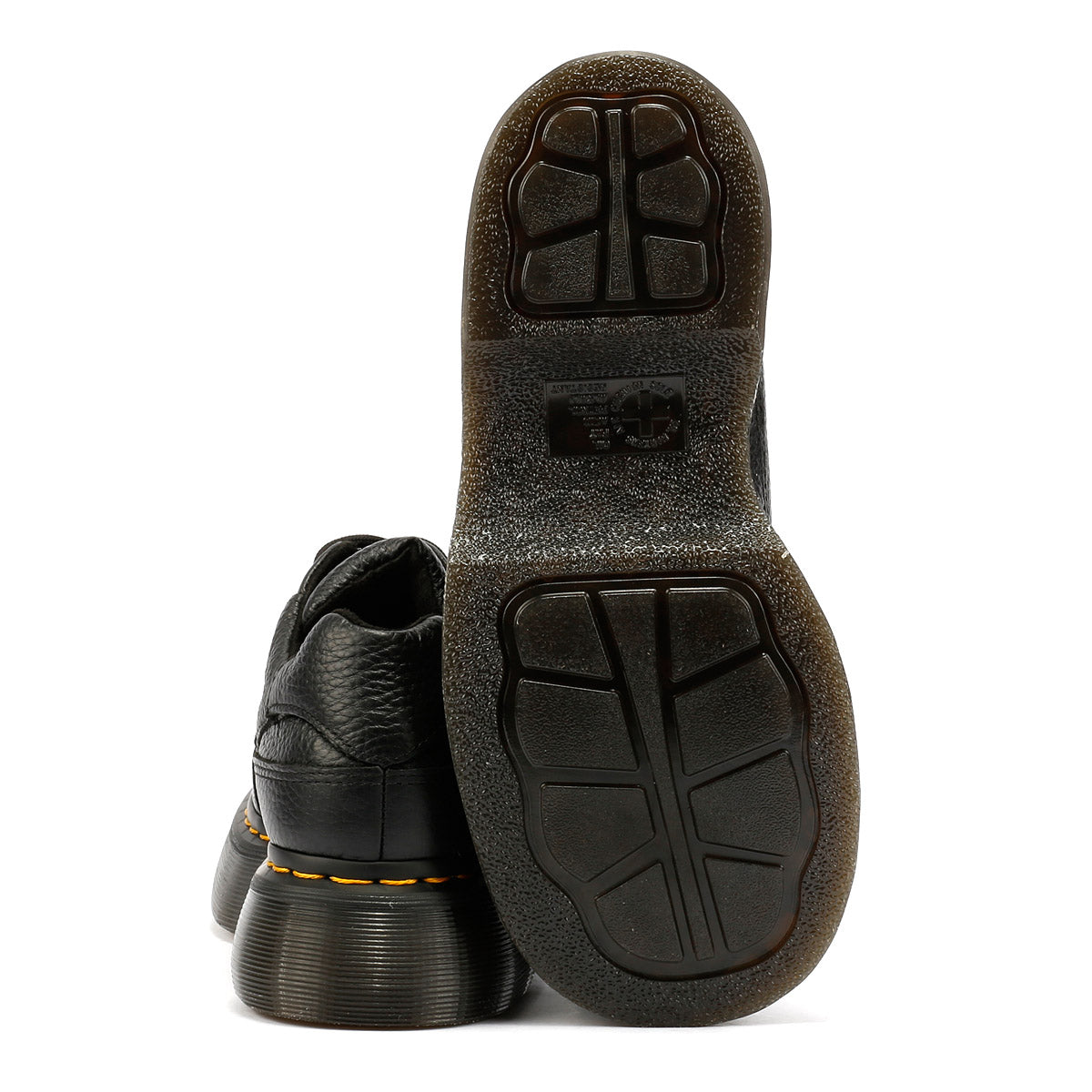 Dr. Martens Buzz 5I Chaussures Noires Pour Femmes En Nappa Cuir