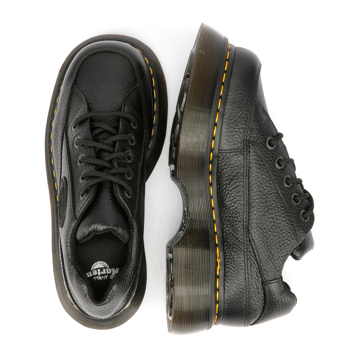 Dr. Martens Buzz 5I Chaussures Noires Pour Femmes En Nappa Cuir