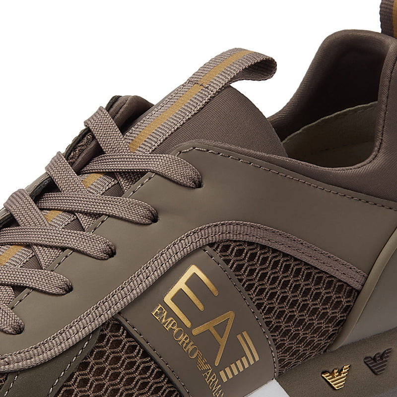 EA7 XK050 Mens Falcon/Gold Trainers