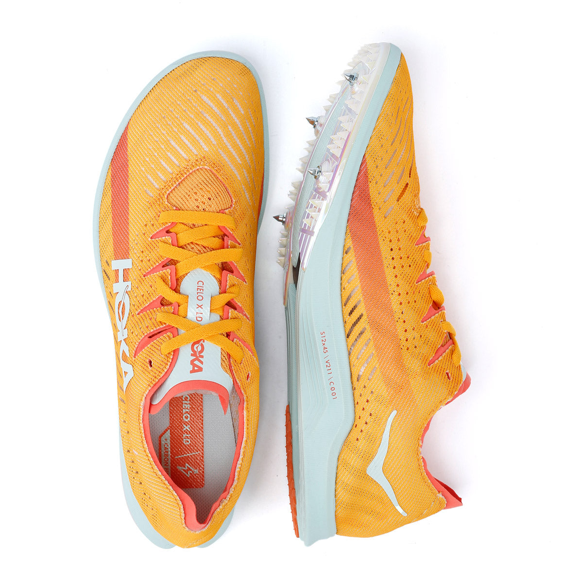 Hoka Cielo X LD Sneakers Jaune Rayonnant / Camélia.