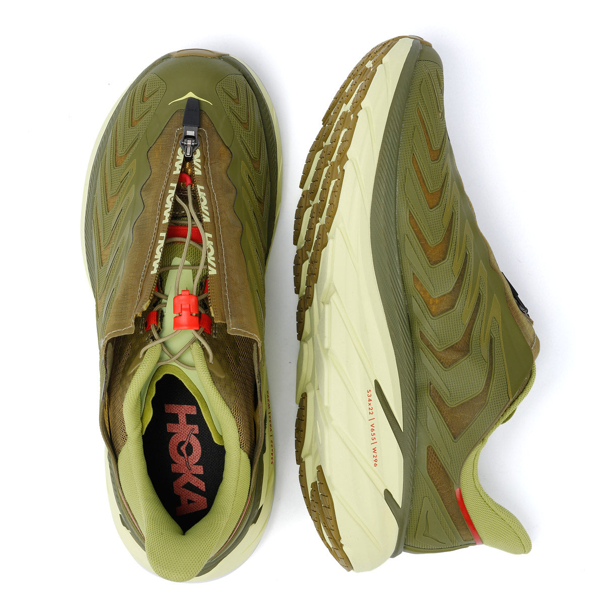 Hoka Project Clifton Baskets En Avocat / Citron Sombre