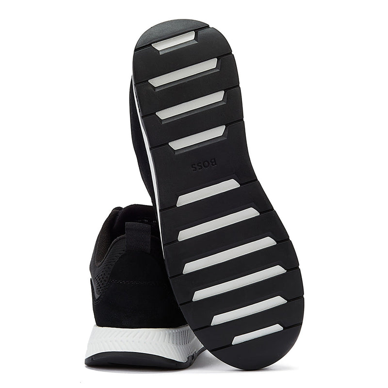 Boss Titanium Runn Womens Black Trainers