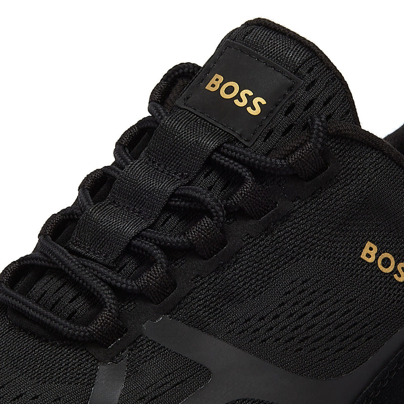Boss Titanium Runn Womens Black Trainers