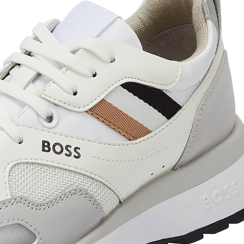 Boss Jonah Runn Womens White Trainers