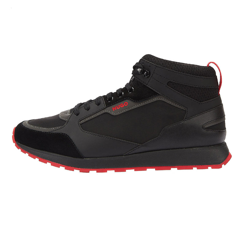 Hugo Iceline Hi Top Mens Black Trainers
