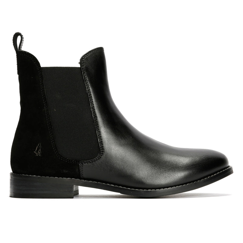 Hush Puppies Colette Bottes En Daim Noir Pour Femmes