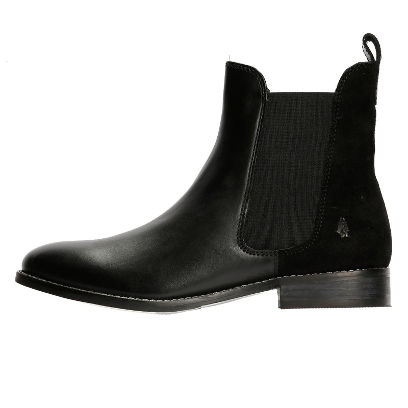 Hush Puppies Colette Bottes En Daim Noir Pour Femmes