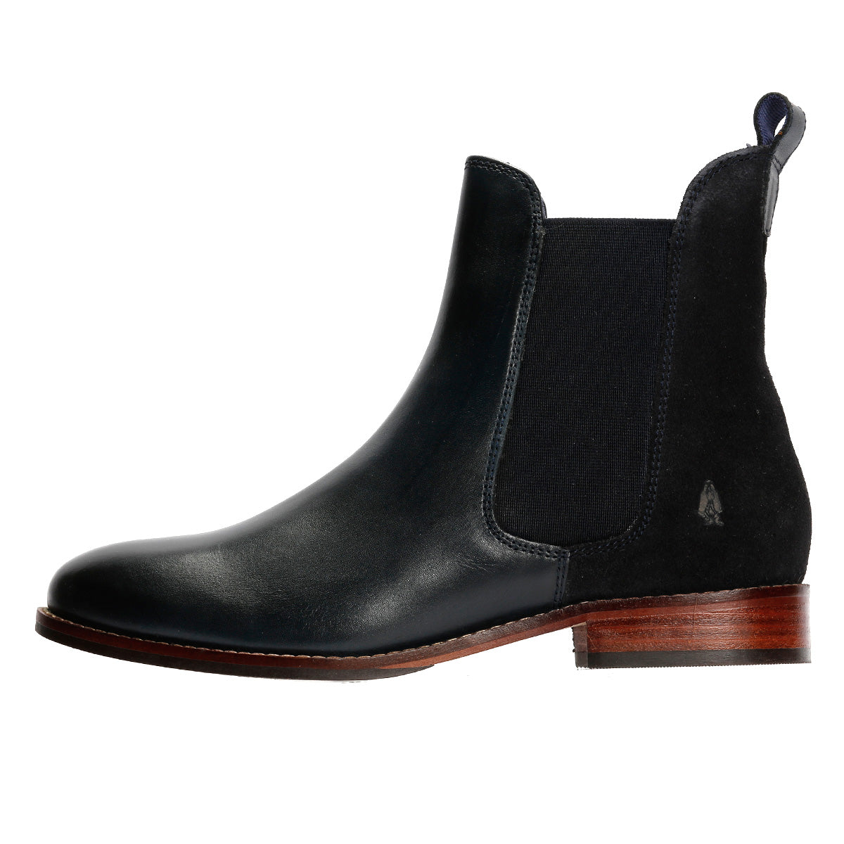 Hush Puppies Colette Bottes En Daim Pour Femmes, Couleur Marine