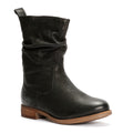 Hush Puppies Emilia Bottes Noires En Cuir Pour Femmes