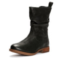 Hush Puppies Emilia Bottes Noires En Cuir Pour Femmes