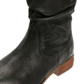 Hush Puppies Emilia Bottes Noires En Cuir Pour Femmes