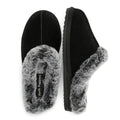 Hush Puppies Amara Chaussons Noirs En Daim Pour Femme