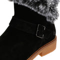 Hush Puppies Hannah Bottes En Daim Noir Pour Femmes