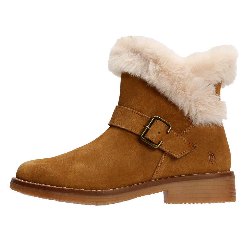 Hush Puppies Hannah Bottes En Daim Pour Femme En Couleur Beige